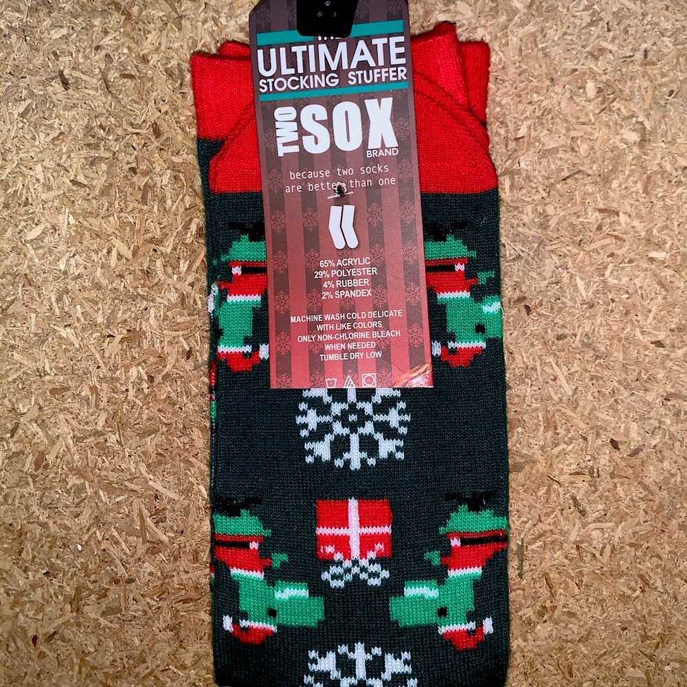 NWT “Two Sox Brand” Dinosaur Socks